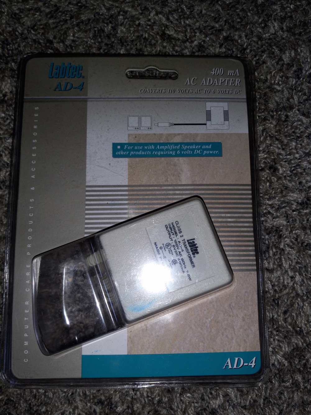 AD-4 6V AC Adapter - White Replacement Charger